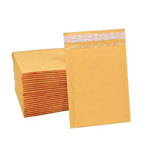 Customize Packaging Bags Strong Adhesive Packing And Mailing Jewelry Eco-friendly Kraft Bubble Padded Envelopes Mailers