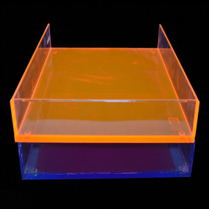 Bán buôn tùy chỉnh thiết kế Acrylic hiển thị màu hộp-acrylic Phụ kiện Khay tập tin chủ rõ ràng Acrylic khay hiển thị - Product Image 4
