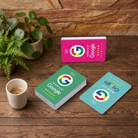 Carte de visite personnalisée NFC en PVC/PET avec mini-étiquette pour hôtel et paiement, étanche, RFID ISO 14443A, carte de membre