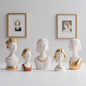 <strong>Hungary</strong> Man &amp; Woman Resin Statue. Custom 3D Hand-Painted Sculpture, Representing Hungarian Souvenir in a Collectible Art Form. - Product Image 1