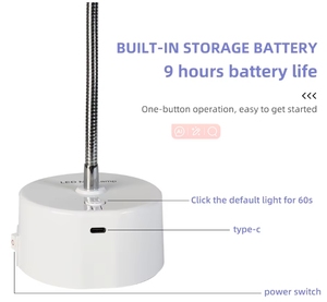 Hot Sales Electric <strong>Storage</strong> Charging <strong>Bench</strong> Lotus Nail Lamp Stick Nail Piece Sticky Drill Set Baking Lamp - Product Image 5