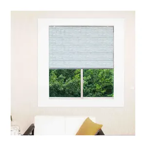 Luxury Roman Shades Blackout telecomando Smart Cordless tapparelle elettriche automatiche per finestre in poliestere motorizzato tende da finestra