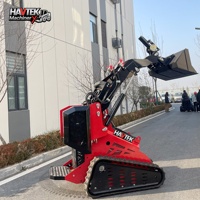 Mini-chargeuse compacte sur pneus certifiée qualité, directement de l'usine, pour diverses industries
