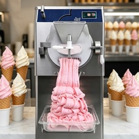 Industriële ijsmachine met grote capaciteit (56-108L), voor Italiaans gelato.