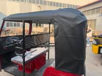Nouvelle Arrivée au Marché Africain : Auvent de Toit en Bâche pour Tuk Tuk et Side-car de Moto à Carrosserie Fermée, pour Entrepôt de Kumasi, Ghana