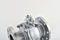 Vanne à boisseau sphérique à bride en acier inoxydable de 2 pouces, à température normale, pour fluides aqueux, OEM, manuelle, vente directe usine, prix compétitif, origine Chine