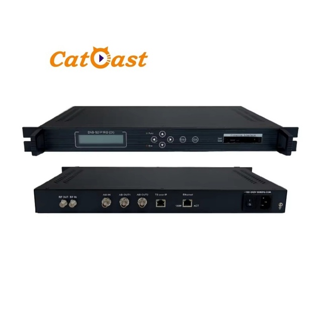 DVB-S DVB-S2 IRD with 2 CI Interfaces ASI IP Output Satellite Receiver
