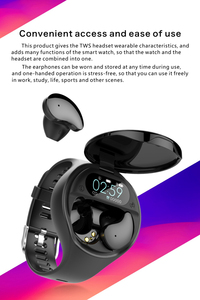 <span class=keywords><strong>MW1</strong></span> Montre connectée 2 en 1 et écouteurs sans fil Appareils numériques Nouveaux produits 2022 pour le sport et l'utilisation en extérieur - Product Image 5