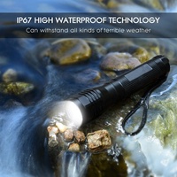 Wason 10W allemagne P8 Led 800 Lumens haute puissance en aluminium 4 * AA lampe de poche Rotation Zoom IP67 plongée étanche torche Led