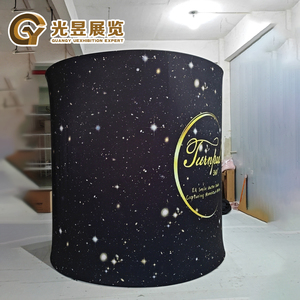 2024 360 LED Photo Booth bao vây nhanh chóng vận chuyển Đảng Backdrop tường 360 Booth bao vây Backdrop cho chương trình với đèn - Product Image 3
