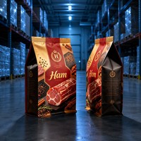 Sacs d'emballage pour aliments congelés sur mesure, sachets de congélation pour poulet et poisson, emballages pour aliments surgelés