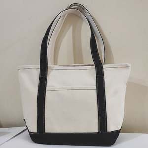 Bolsa de Lona de Algodón Grueso de 16 oz con Asa de Cuerda y Cierre de Cremallera, Tamaño y Color Personalizables para Bolsas de Compras Reutilizables - Product Image 5