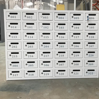 Boîte à lettres extérieur en acier, livraison par colis, 50 portes, appartement, lettre