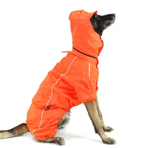 定制标志橙色战术大防水尼龙反光透气可调设计师宠物狗背心线束