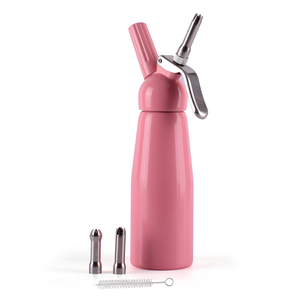 ที่น่าสนใจสีชมพู500มิลลิลิตรอลูมิเนียม <span class=keywords><strong>Chantilly</strong></span> ครีมจ่ายสำหรับวิปปิ้งครีม - Product Image 5
