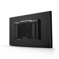 Ordinateur industriel embarqué OEM AIO IP65 étanche, ordinateur de pointe industriel Linux avec RS485, ordinateur industriel portable