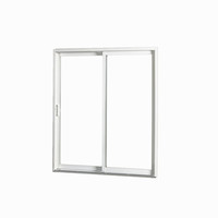 Portes coulissantes personnalisables en couleur et en taille pour cuisine et jardin, verre trempé/feuilleté/low-e, profil PVC, revêtement poudré, résistant à la chaleur