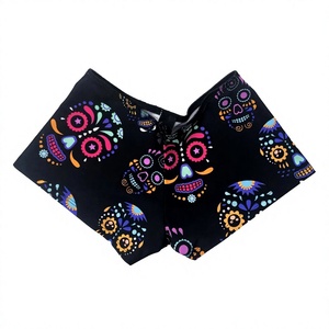 Custom <b>Women</b> <b>Checkered</b> Print High Waist <b>Shorts</b> Polyester Spandex High Stretch Casual Summer Fitness Yoga OEM Wholesale Apparel - Product Image 1