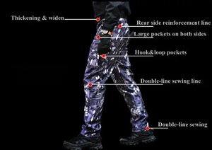 <span class=keywords><strong>Pantaloni</strong></span> Cargo da uomo di alta qualità su misura <span class=keywords><strong>pantaloni</strong></span> <span class=keywords><strong>lunghi</strong></span> Casual Casual Multi tasche <span class=keywords><strong>pantaloni</strong></span> di grandi dimensioni tattici - Product Image 6