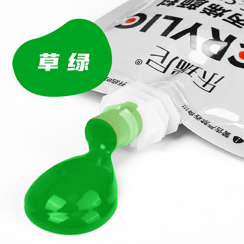 Verde hierba - 100ml - Bolsa individual