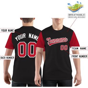 เสื้อเบสบอลแบบกำหนดเอง แขนสั้น ใส่ได้ทั้งชายและหญิง ปรับแต่งชื่อและหมายเลขได้ ระบายอากาศได้ดี คอกลม เสื้อกีฬา - Product Image 3