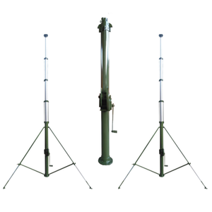 Mástil de Elevación Manual de Aleación de Aluminio con Recubrimiento en Polvo Verde de 7m 8m 9m 10m 12m 14m, Carga de 40kg para Antena Yagi - Product Image 6