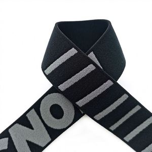 Sangle épaissie en nylon jacquard avec silicone transparent antidérapant, haute ténacité, élastique, pour lunettes de ski, chaussures et casque - Product Image 3