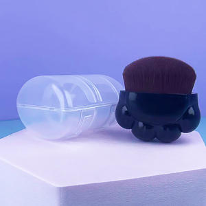 فرش مكياج Craw لقط واحد ، مسحوق أساس صناعي ممتاز ، فرشاة أساس سائل للسفر الصغير ، رأس مسطح للوجه - Product Image 5