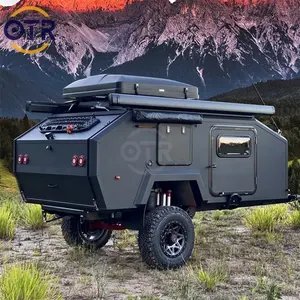 Factory Hot Sale Mini Independent Suspension Outdoor Camping Travel Camper Trailer