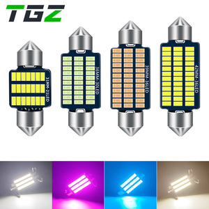 Tgz Siêu Sáng 12V LED 3014 Xe LED Festoon Ánh Sáng Nội Thất Đọc Sách Cửa Đèn Bóng Đèn 31/36/39/42Mm Canbus - Product Image 2