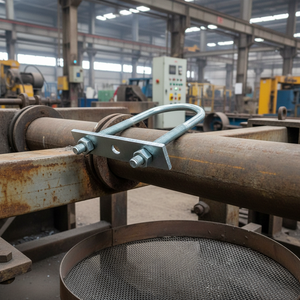 Boulons en U M6*200 MM 24MM Fabricant Turc Haute Résistance Galvanisé Robuste Écrou de serrage Rondelle Tamis en acier Usage industriel lourd - Product Image 3