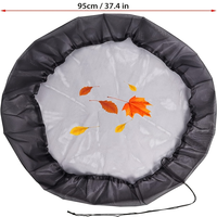 Couverture en filet anti-moustiques en polyester pour baril de récupération d'eau de pluie, facile à nettoyer, modèle P0071