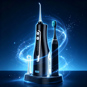Set de Cuidado Bucal de Alta Calidad, Cepillo de <span class=keywords><strong>Dientes</strong></span> Eléctrico Portátil Inteligente, Irrigador Bucal para Limpieza Dental, Tipo C - Product Image 1