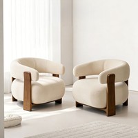 Sillón Chesterfield de Madera Maciza Estilo Crema, Diseño Moderno, Relleno de Esponja, Reclinable, Cuero PU, Uso Hospitalario, Pequeño, Estilo Japonés