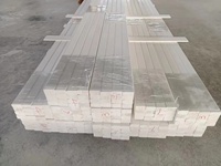 Persiana de madera impermeable con imprimación blanca, componente de persiana de madera