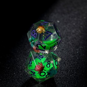 Set di 7 Dadi Poliedrici con Numeri Dispari D3-D25, Dadi con Numeri Dispari D3, D5, D7, D11, D13, D15, D17, D25 - Product Image 4