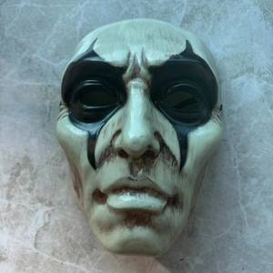 Masque facial complet en PVC pour Halloween, accessoire unique pour jeu de rôle d'enquête sur un meurtre, accessoire d'horreur pour mascarade et fête - Product Image 4