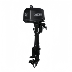 Moteur hors-bord 2 temps efficace de 5,8 CV, 102 cm³, pour <span class=keywords><strong>bateau</strong></span> marin, avec hélice de 8 pouces et refroidissement par soupape à clapets, idéal pour <span class=keywords><strong>bateau</strong></span> de sauvetage - Product Image 2