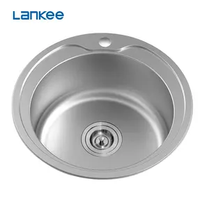 18.5 ''* 6.3'' đơn bát tròn bồn rửa nhà bếp bằng thép không gỉ - Product Image 1