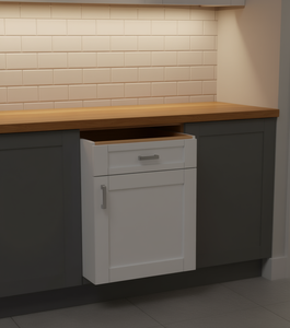 Gabinete de Cocina Moderno Sunique Sydney Blanco, 21 Pulgadas de Ancho, Tipo de Panel de Puerta MDF - Product Image 2