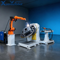 Station de soudage de composants de boîte de vitesses, robot de soudage à double axe, positionneur de type L, machine de soudage à l'arc automatique