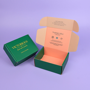 Emballage de produit haut de gamme avec logo personnalisé, laminé <span class=keywords><strong>mat</strong></span>, gaufré, emballage cosmétique haut de gamme, emballage pour soins de la peau, boîtes en papier pour envoi postal - Product Image 3