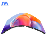 Écran LED incurvé haute performance pour intérieur, module LED souple P2.5, écran LED flexible incurvé