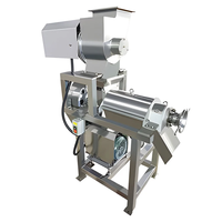 Industriële grote spiraalvormige automatische motor-sapcentrifuge met 3000W vermogen, 220V/380V spanning voor fruit- en groentepers