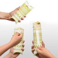 Boîte à emporter en carton pour Labneh arabe, Musakhan, Fatayer, Falafel, Shawarma, Donner Kebab, emballage en papier