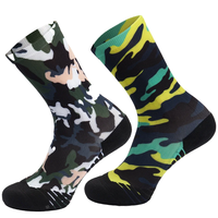 Chaussettes de sport en coton à compression élevée, personnalisées, fantaisie, originales, avec impression numérique, conception OEM