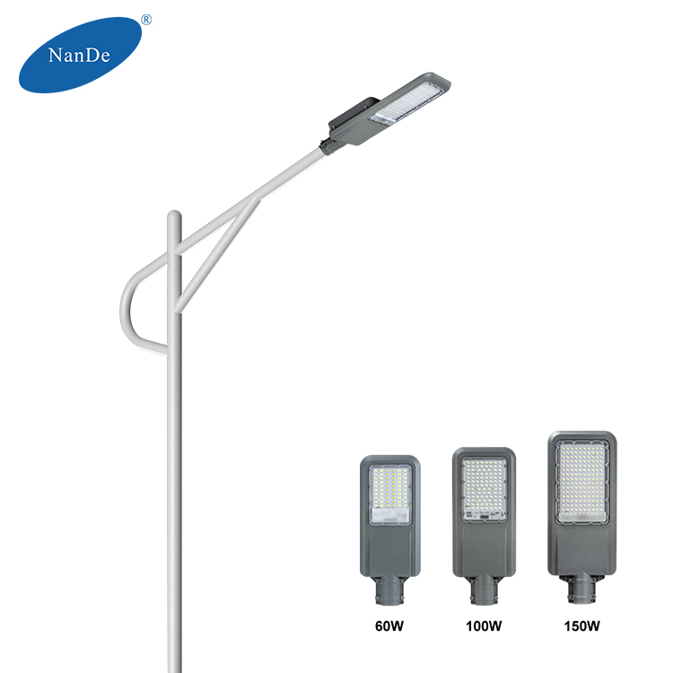 NanDe Simple Fashionable High Brightness 60W 100W 150W Long Working Hours Easy Installation Led Street Light