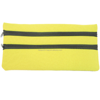 Double fermetures à glissière Néoprène Trousse d'écriture scolaire Étudiants Sacs à crayons