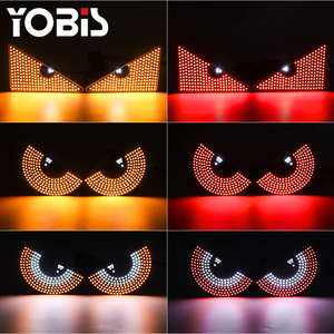 Yobis 2025 nuevo Panel de visualización de ojos de diablo parpadeante Aplicación de pantalla de guiño de ojos de diablo para pantalla de bolsa de mochila de coche - Product Image 4