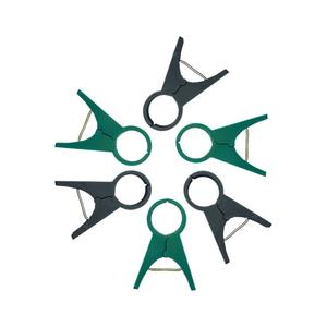 Serre-plantes en plastique Haihua verts (6 pièces) pour la fixation des concombres, tomates et légumes en serre - Product Image 1